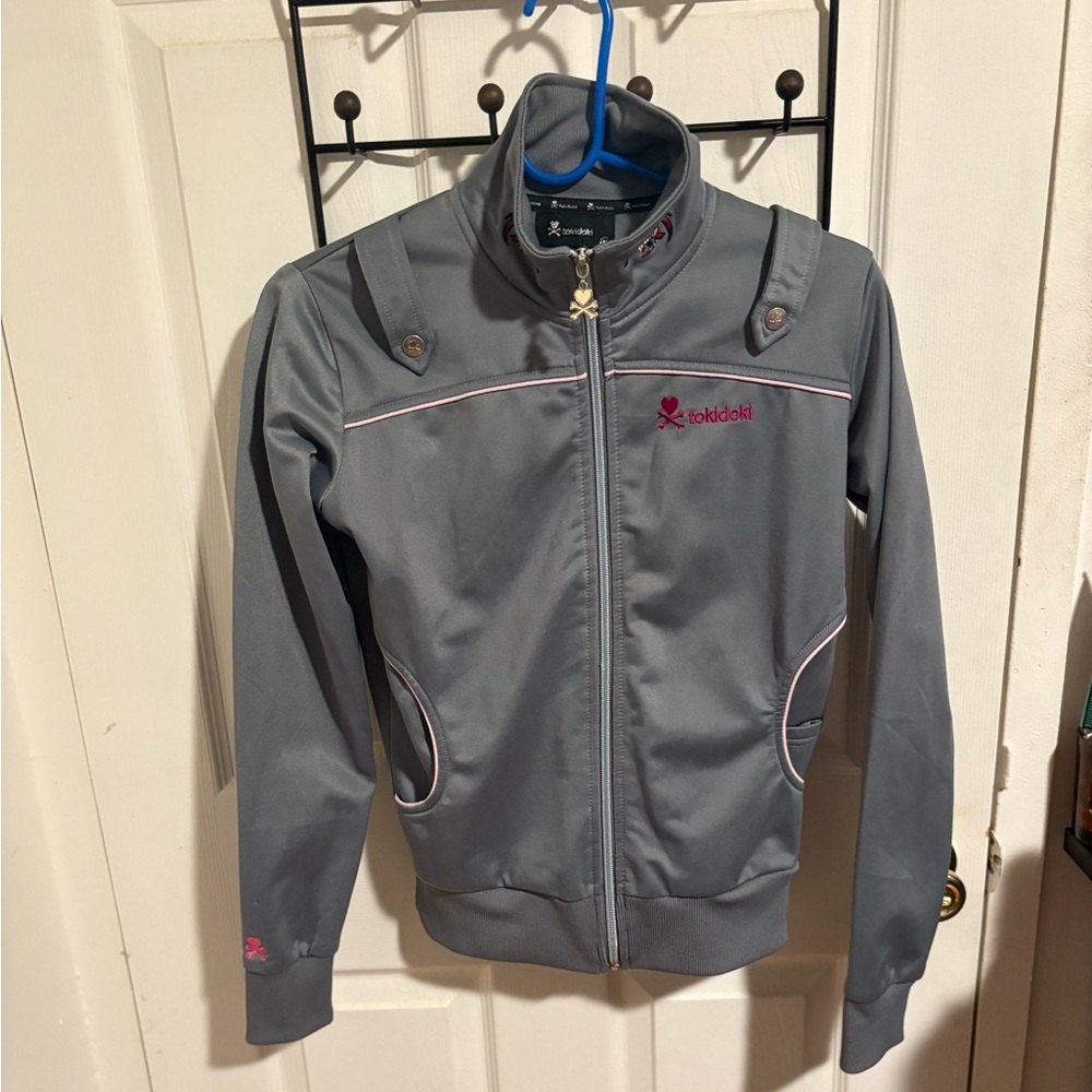 Tokidoki Gray Jacket with Pink Accents